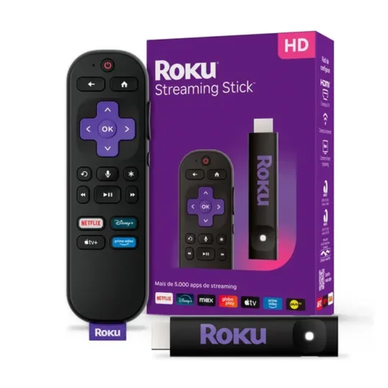 enlazanexo-e392e0adc7acdcb6 DISPOSITIVO DE STREAMING ROKU STREAMING STICK 4K 2021 4K UHD WIFI DOBLE BANDA / HDMI DOLBY VISION / CONTROL POR VOZ 3820R - Imagen 1
