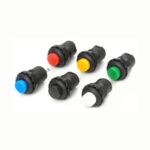 SWITCH PULSADOR 3A 125V REDONDO 12MM REINICIO AUTOMATICO (SELF-RECOVERY / SELF RETURN / MOMENTARY) DS-227 DS-427