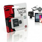 Memoria MicroSD 16GB Kingston Tarjeta de Memoria para Celular Cámara