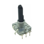 POTENCIOMETRO SIN FIN 360º ESPIGA MEDIA CAÑA 25MM 24 POSICIONES ENCODER CODIFICADOR ROTATIVO COCINA DE INDUCCION EC16