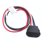 CONECTOR HEMBRA JACK USB TIPO C 3.1 DE EMPOTRAR 4 PINES CABLEADO CON CONECTOR JST PH2.0