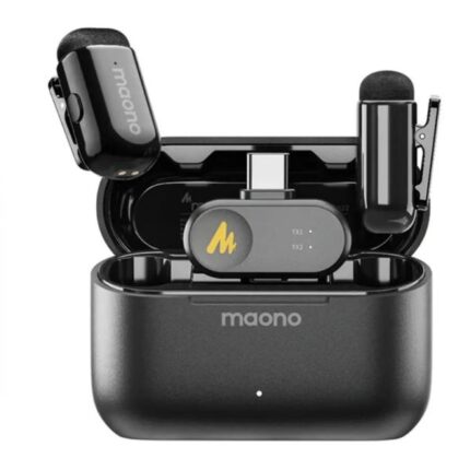 MICRÓFONO MAONO WM622 PC2 INALÁMBRICO LAVALIER CON RECEPTOR USB-C CANCELACIÓN DE RUIDO